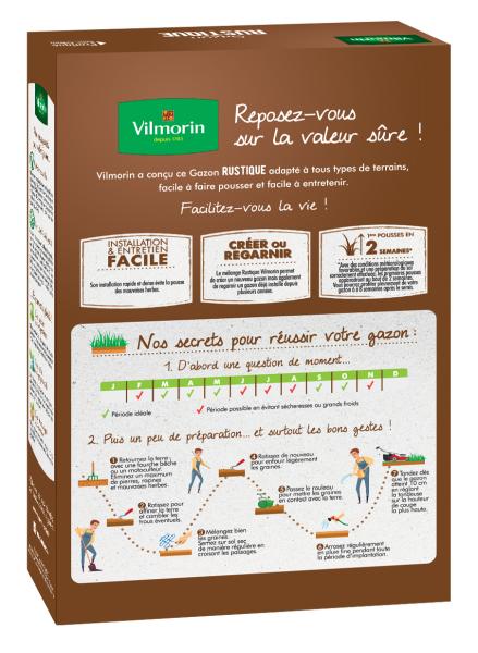 Rustique - Gazon Rustique - 250 g - PACKAGING_3D_VERSO
